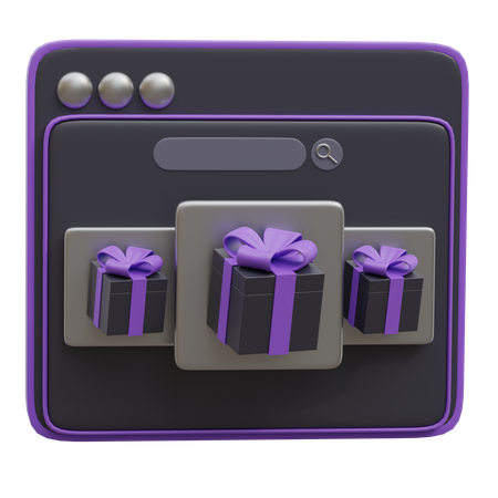 Verlosung einer Mystery-Box  3D Icon