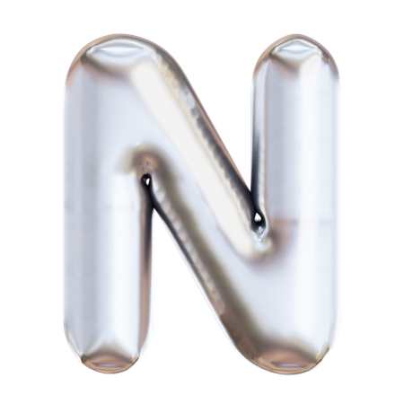 N  3D Icon