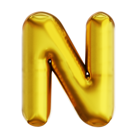 N  3D Icon