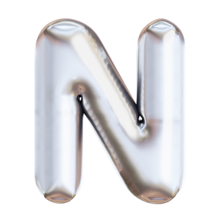 N  3D Icon