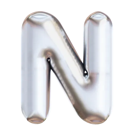 N  3D Icon