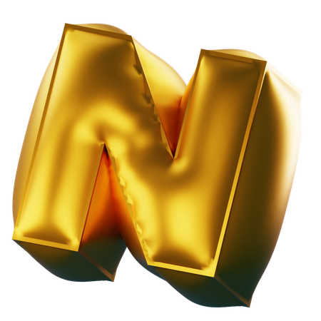 N  3D Icon