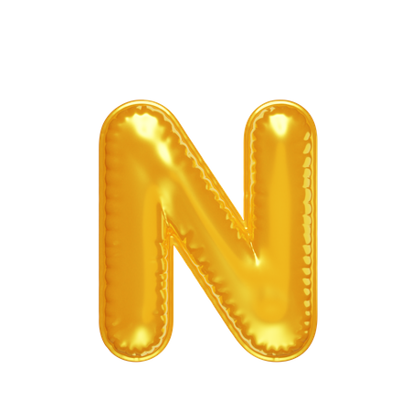 N  3D Icon