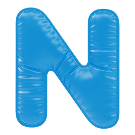N  3D Icon