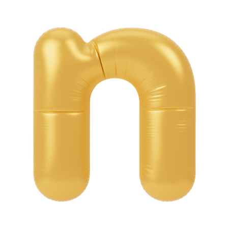 N  3D Icon