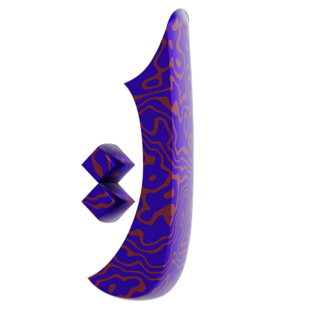N-Alphabet  3D Icon