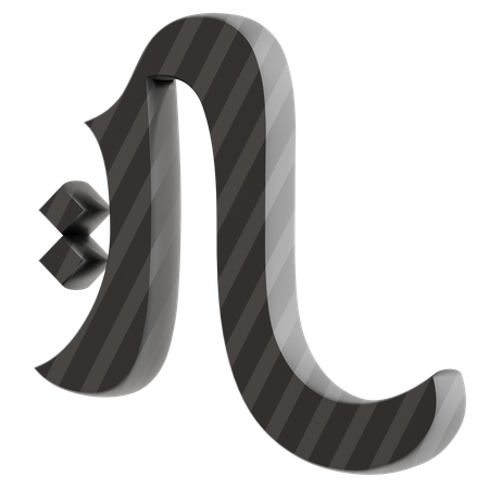 N-Alphabet  3D Icon