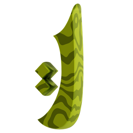 N-Alphabet  3D Icon