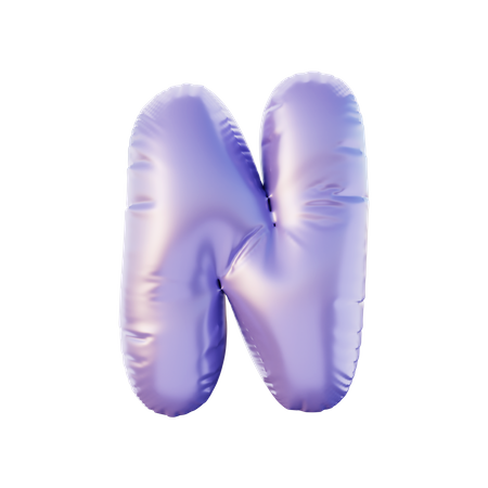 N-Alphabet  3D Icon