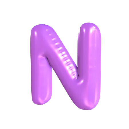 N Latter  3D Icon