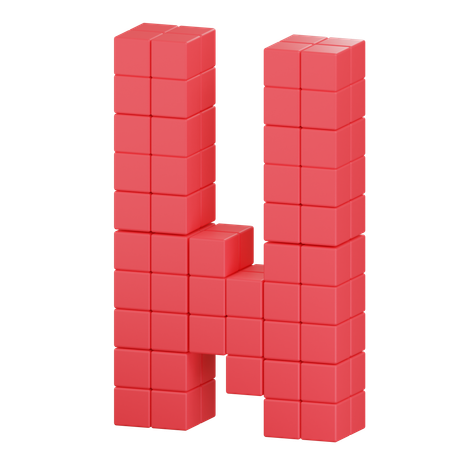 N Latter  3D Icon
