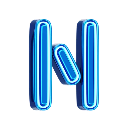 N Letter  3D Icon