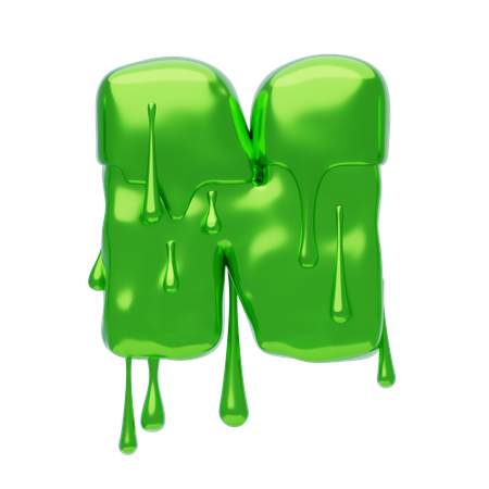 N  Letter  3D Icon