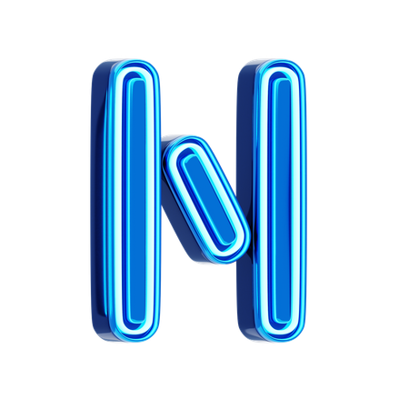 N Letter  3D Icon