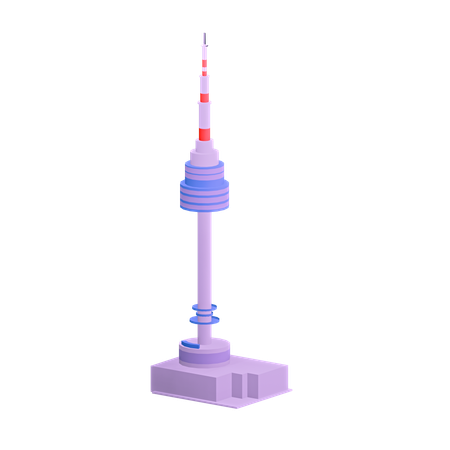 N Seoul Tower  3D Icon