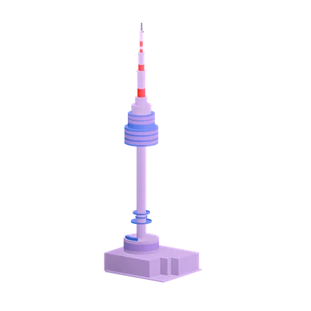 N Seoul Tower  3D Icon