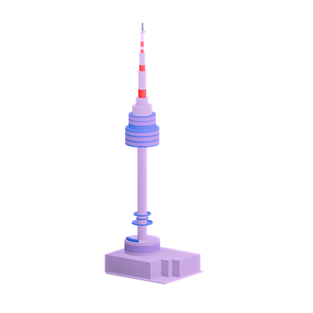 N Seoul Tower  3D Icon