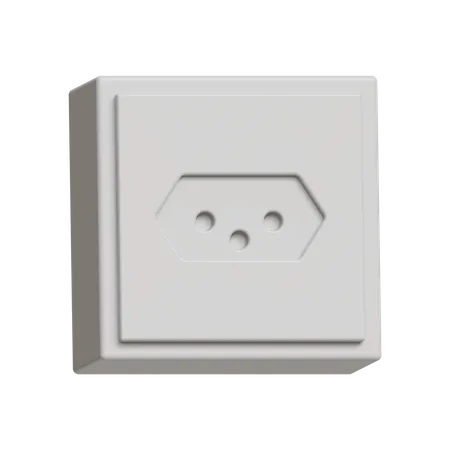 N Type Socket  3D Icon