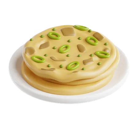 Naan  3D Icon