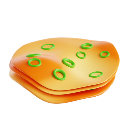 Naan  3D Icon