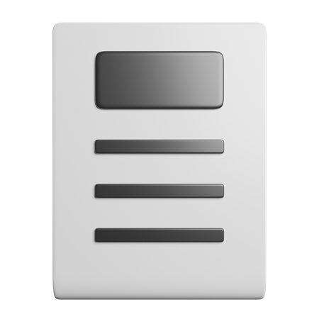 Nachricht  3D Icon