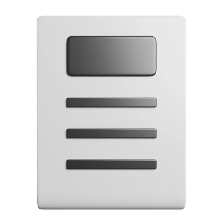 Nachricht  3D Icon