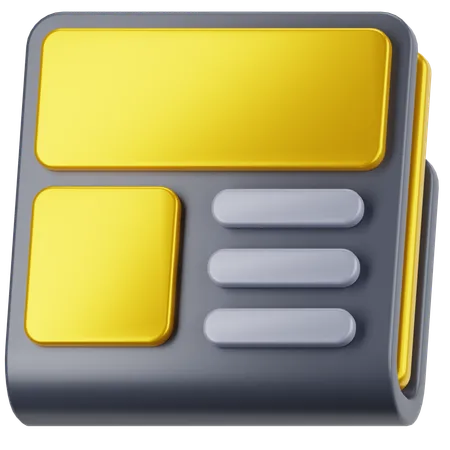 Nachricht  3D Icon