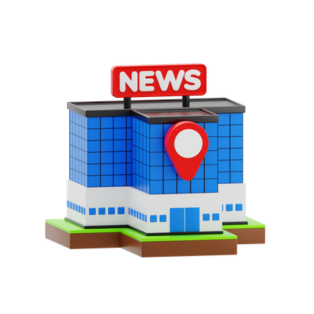 Nachrichtenbüro  3D Icon