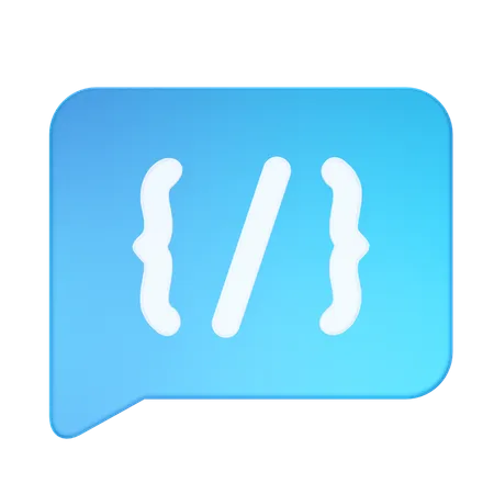 Nachrichtencode  3D Icon