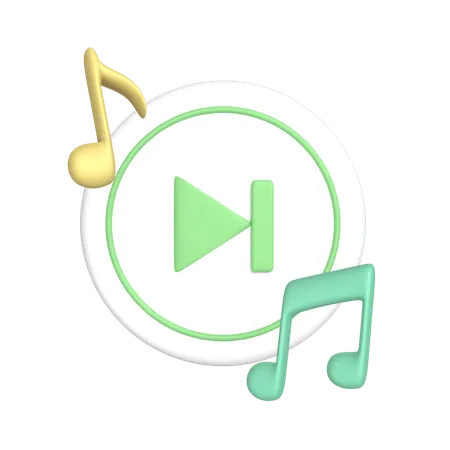 Nächste Musik  3D Icon