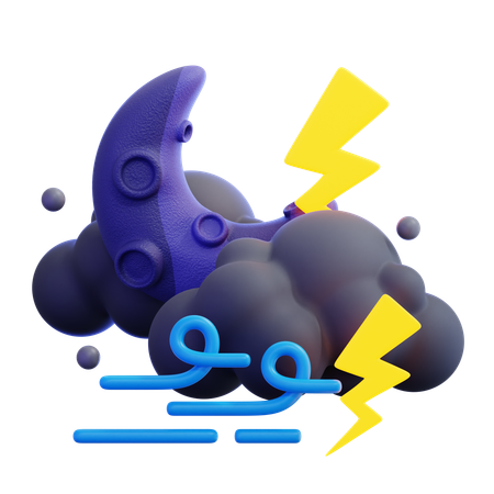 Nacht donner  3D Icon