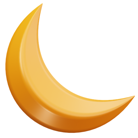Nacht mond  3D Icon