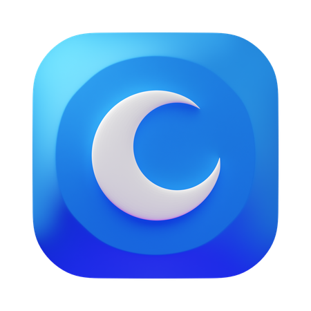 Nachtmodus  3D Icon