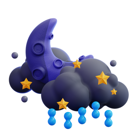 Nachtregen  3D Icon