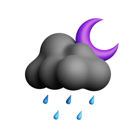 Nachtregen  3D Icon
