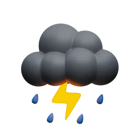 Nacht Sturm  3D Icon