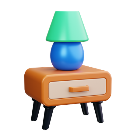 Nachttisch  3D Icon