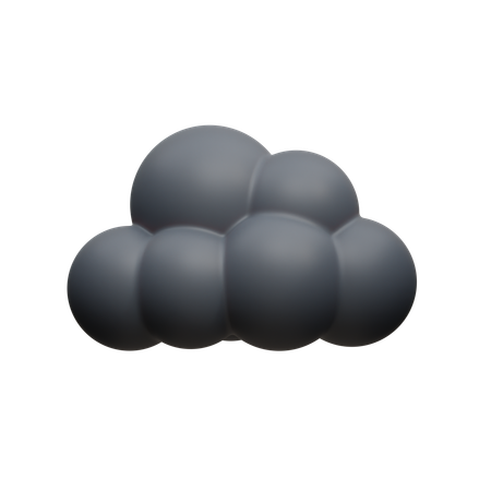 Nacht wolke  3D Icon