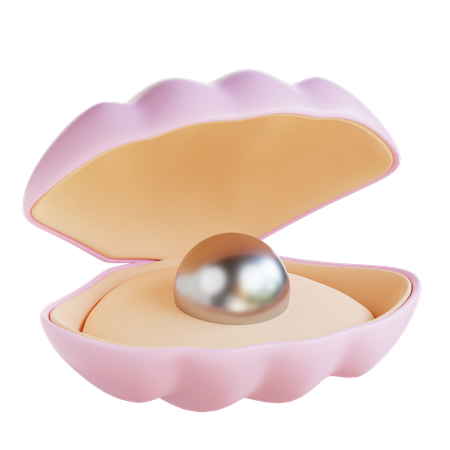 Coquille de perle  3D Icon