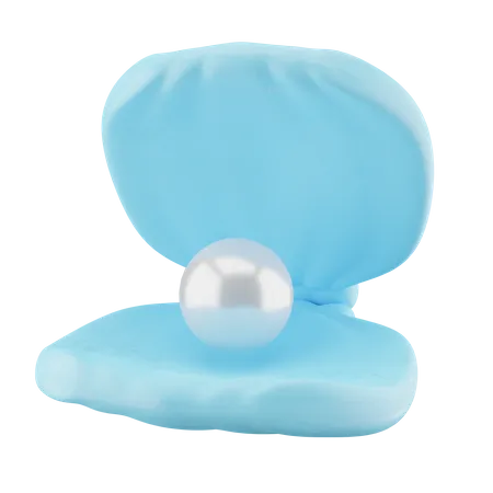 Coquille de perle  3D Icon