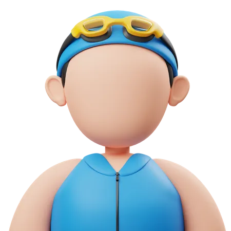 Nadador  3D Icon