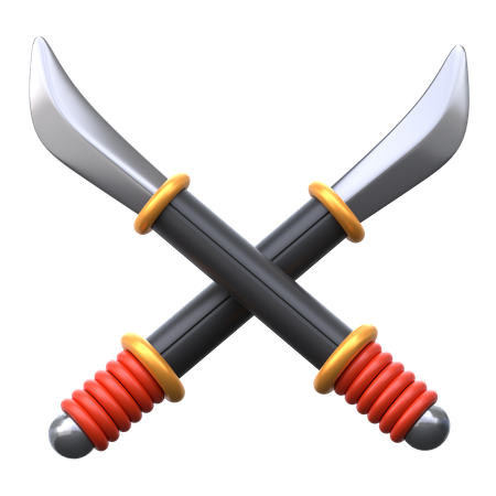 Naginata  3D Icon