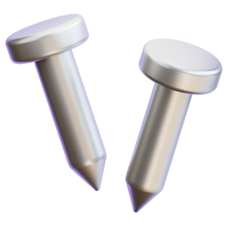 Nail  3D Icon
