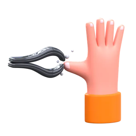 Nail Clipper 3 D Hygiene Routine Icon 3D Icon