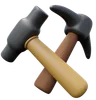 Nail Hammer And Pickaxe