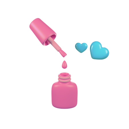 Nail Polish  3D Icon