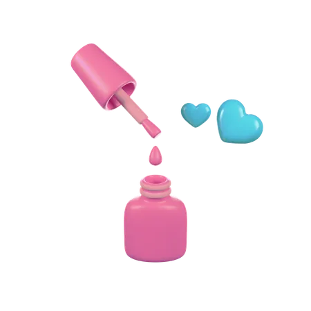 Nail Polish  3D Icon