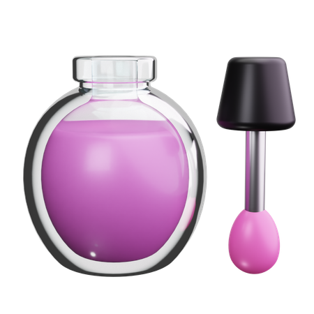 Nail Polish  3D Icon