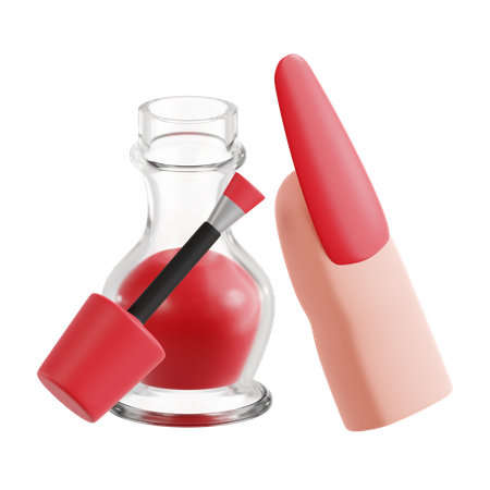 Nail Polish  3D Icon