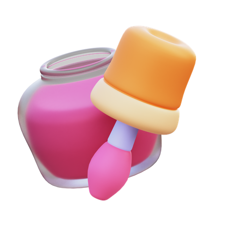 Nail Polish  3D Icon